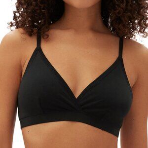 #420 Gap Body S Breathe Full Coverage Bralette True Black